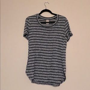 Striped Gray Tee